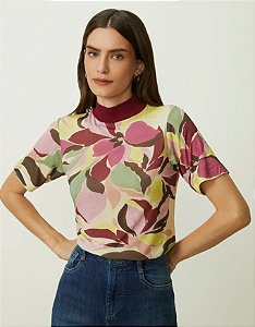 T-shirt floral+
