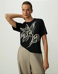 T-shirt flor cashmere+