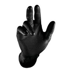 LUVA SUPERSAFETY NITRILICA SUPERGLOVE BLACK CA38645 (cx 25 pares)