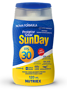 PROTETOR SOLAR NUTRIEX SUNDAY FPS 30