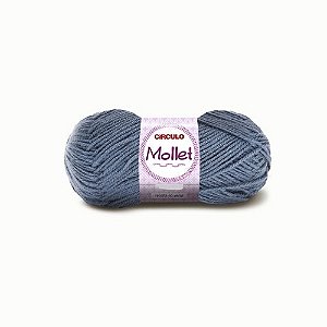 Novelo Lã Mollet circulo 40g 500 núcleos Tex a escolha