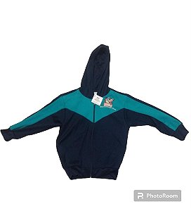 Blusão Helanca com Ziper Jacarezinho