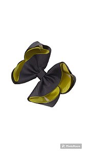 Laço Chumbo com Amarelo