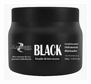 Máscara Matizadora Black 250g Mairibel /Hidratylife com Óleo de Argan