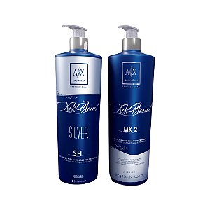 Kit Shampoo e Máscara Silver Xokblond Hidratação e Matização Lauarrah