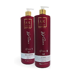 Kit Umect AX (2x1000ml) Umectação e Hidratação Lauarrah