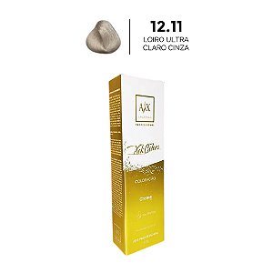 Coloração 12.11 Loiro Ultra Claro Cinza Intenso Lauarrah Professional