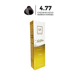Coloração 4.77 Castanho Médio Marrom Intenso Lauarrah Professional