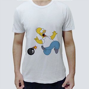 camiseta simpsons casal