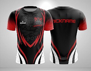 Camiseta Gamer E-Sport FreeFire LB Sports c/Nick