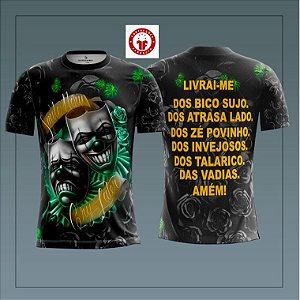 Camiseta de Quebrada Favela Moto Grau Chora Agora Ri Depois