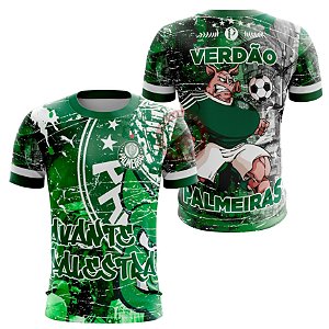 Camisa Time Palmeiras Torcida Avante Palestra Mascote Verde