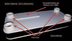 Bases Led a Bateria - 01 peça (bateria não inclusa)