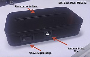 Pacote Mini Bases para Luminaria LED - Luz Branca Alto Brilho