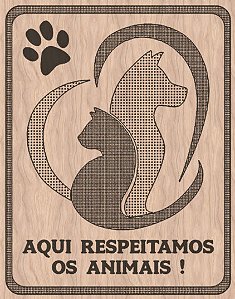 Quadrinho Amor aos animais