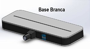 Base para Luminária LED com Seletor 7 Cores e Fonte 12V - Branca