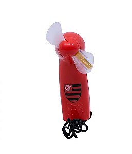 Mini ventilador com led oficial do Flamengo