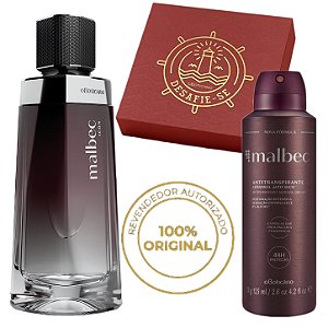 Kit Malbec Icon V2 com Desodorante e Caixa