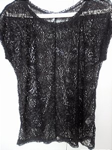 Camisa de renda feminina