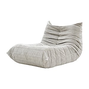 POLTRONA TOGO TECIDO BOUCLÉ CINZA