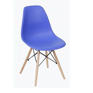 Cadeira Eiffel -Eames DSW PP Azul Bic Linha Premium