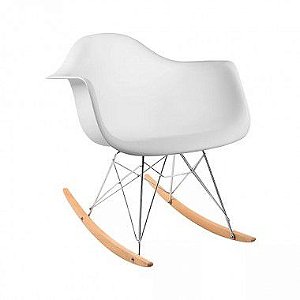 Cadeira  Charles Eames Balanço Branco