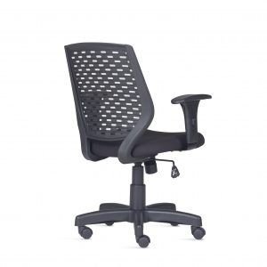 Cadeira Office Gerente modelo Liss Preto Ref IMP01