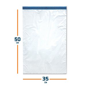 Envelope Plástico De Segurança Sem Bolha - 35X50