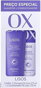Kit Ox Lisos Shampoo + Condicionador 375+170Ml