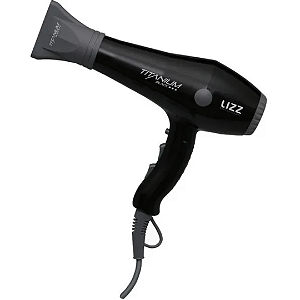 Secador Lizz Titanium Black 2400W 220v - Profissional e Potente