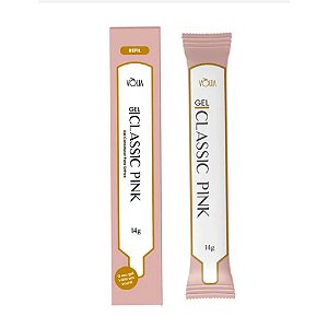 Gel Unha Volia 14g Classic Pink