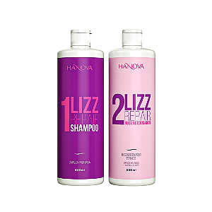 Progressiva Sem Formol Lizz Repair Hanova Professional – Alisamento e Reparação Capilar