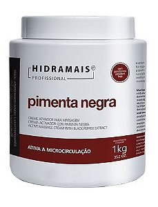 CREME PARA MASSAGEM HIDRAMAIS 1KG PIMENTA NEGRA