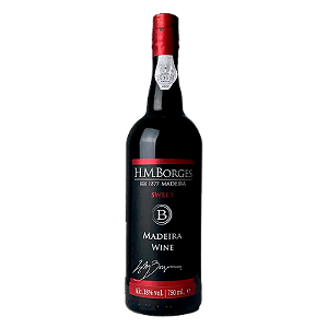 Vinho Português Tinto H.M.Borges Sweet 3 Anos Tinto Ilha da Madeira 750ml