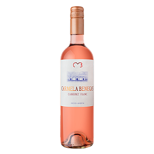 Vinho Argentino Rosé Carmela Benegas Cabernet Franc 750 ml
