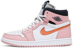 Air Jordan 1 High Zoom Wmns "Pink Glaze" Feminino 