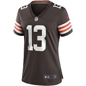 Camisa NFL Nike Cleveland Browns Feminina - Marron