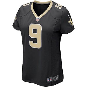 Camisa NFL Nike New Orleans Saints Feminina - Preto