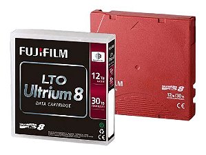 Fita LTO 8 Ultrium Fujifilm 16551221 (12.0TB/30.0TB)