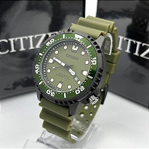 Citizen Eco Drive Verde Militar
