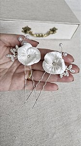 Par Gancho Brisa Floral