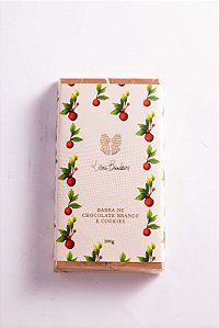 Barra chocolate branco e cookies