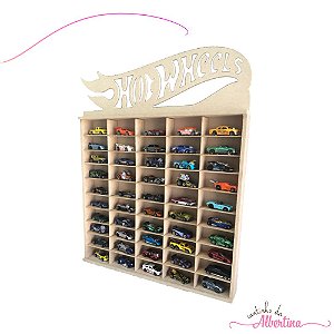 Porta Carrinhos MDF Hot Wheels