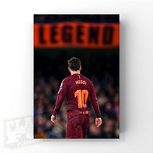 Quadro Messi Barcelona Legend