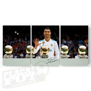 Quadro Real Madrid Escalação Final Champions League (UCL) 2016/2017 -  PlacasFUT