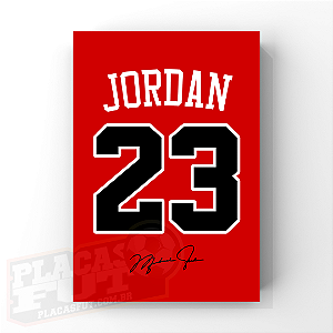 Quadro Decorativo Poster Michael Jordan Jogador de Basquete Emoldurado  30x42cm