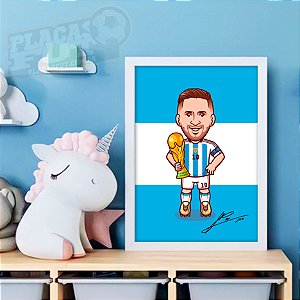 Quadro Cristiano Ronaldo O Pai É Brabo - PlacasFUT