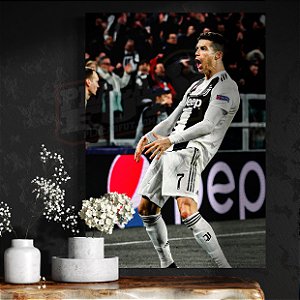 Quadro Cristiano Ronaldo "Provocação de Campeão"