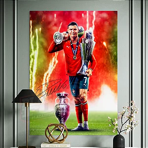 Quadro Cristiano Ronaldo Lenda de Portugal