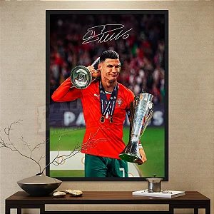 Quadro Cristiano Ronaldo O Dono da Decisão